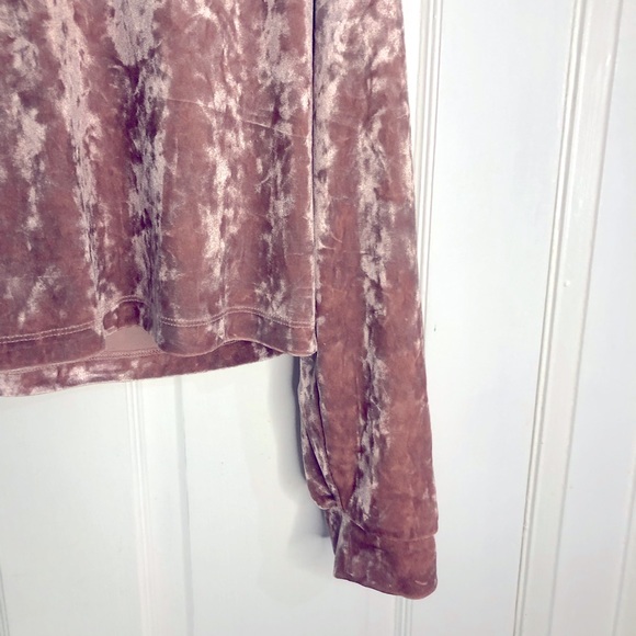 [FOREVER 21] Velvet Crewneck Sweatshirt - Picture 3 of 6